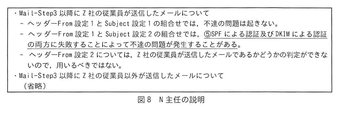 図8 N主任の説明